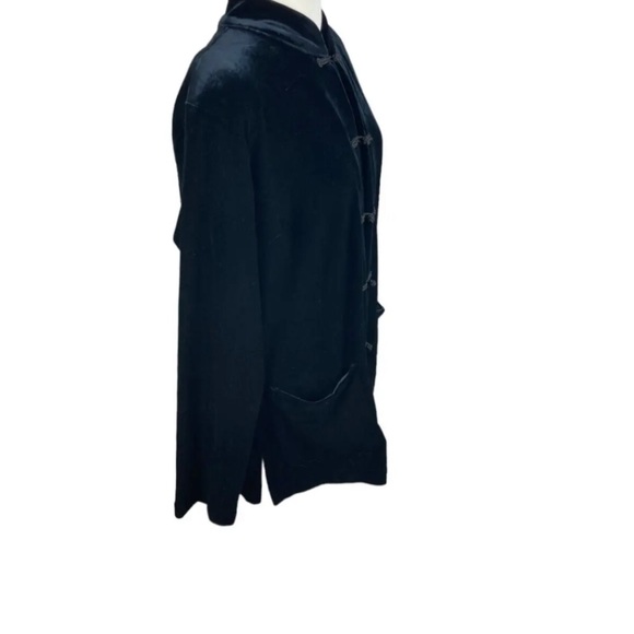 Talbots Velvet Mandarin Jacket - Picture 2 of 5